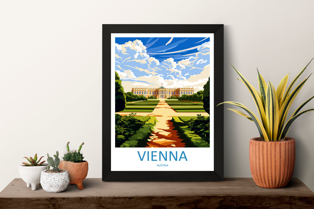 Vienna Austria Travel Poster