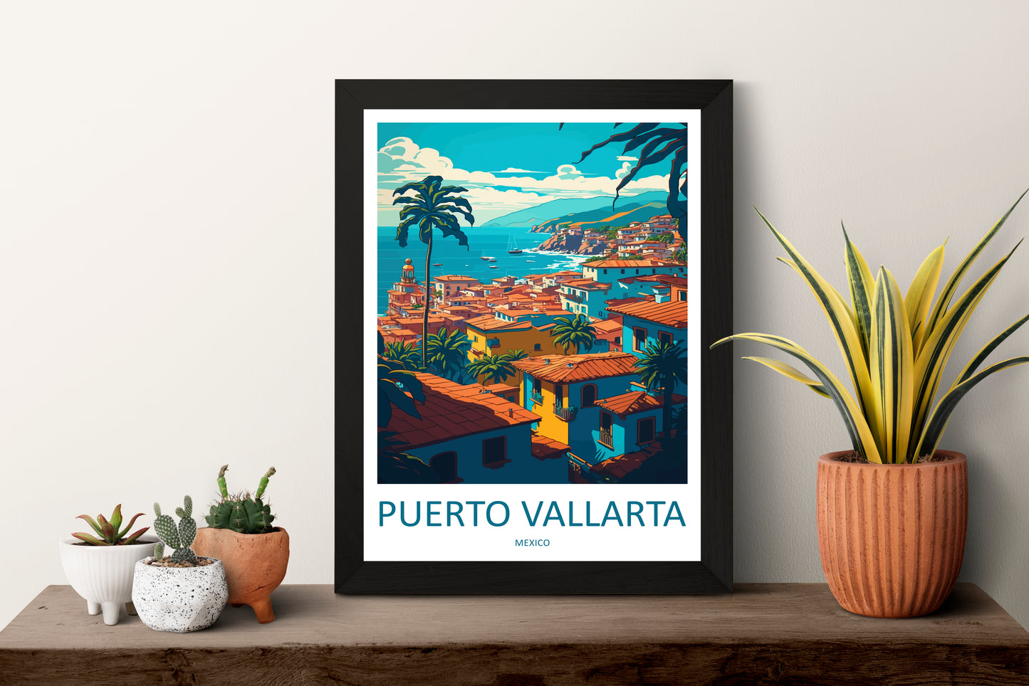 Puerto Vallarta Mexico Travel Poster