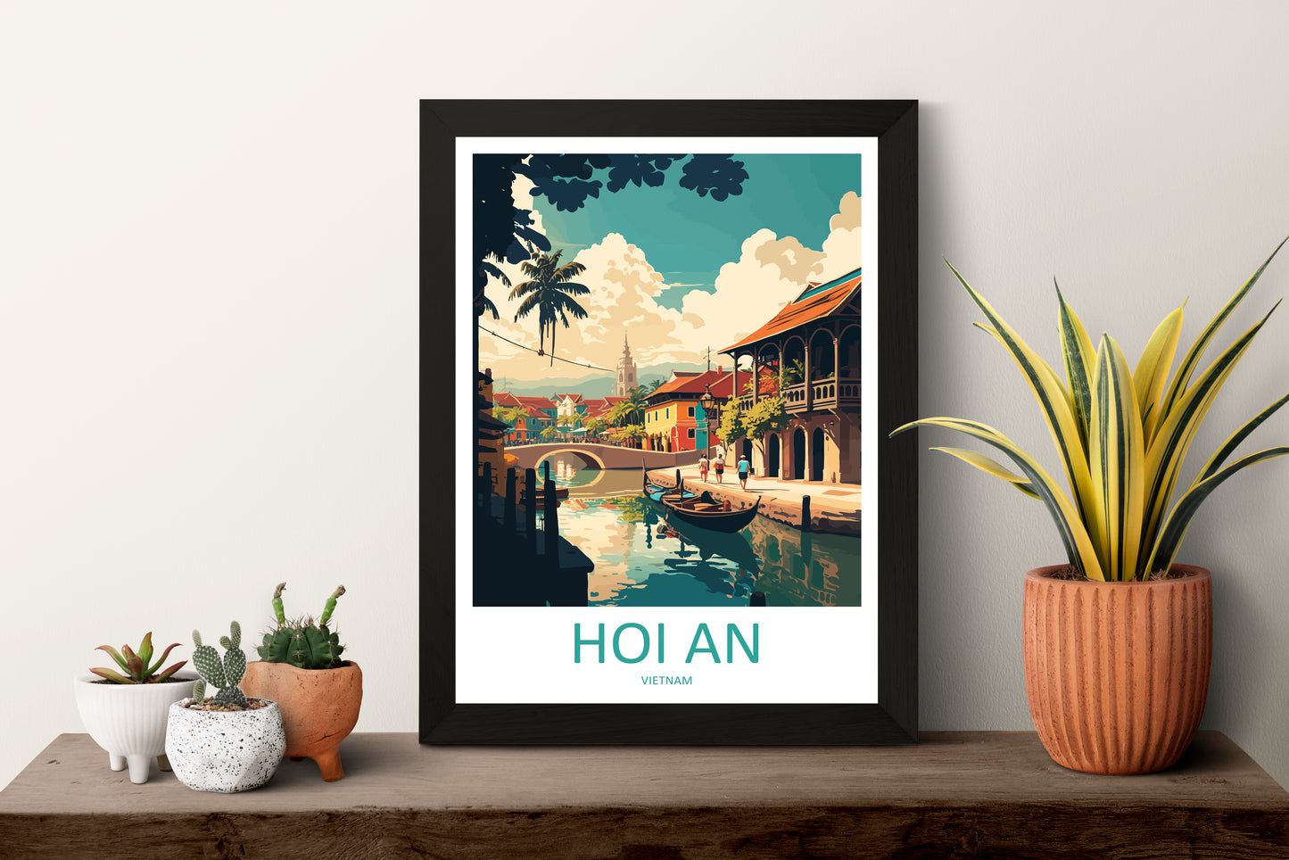 Hoi An Vietnam Travel Poster