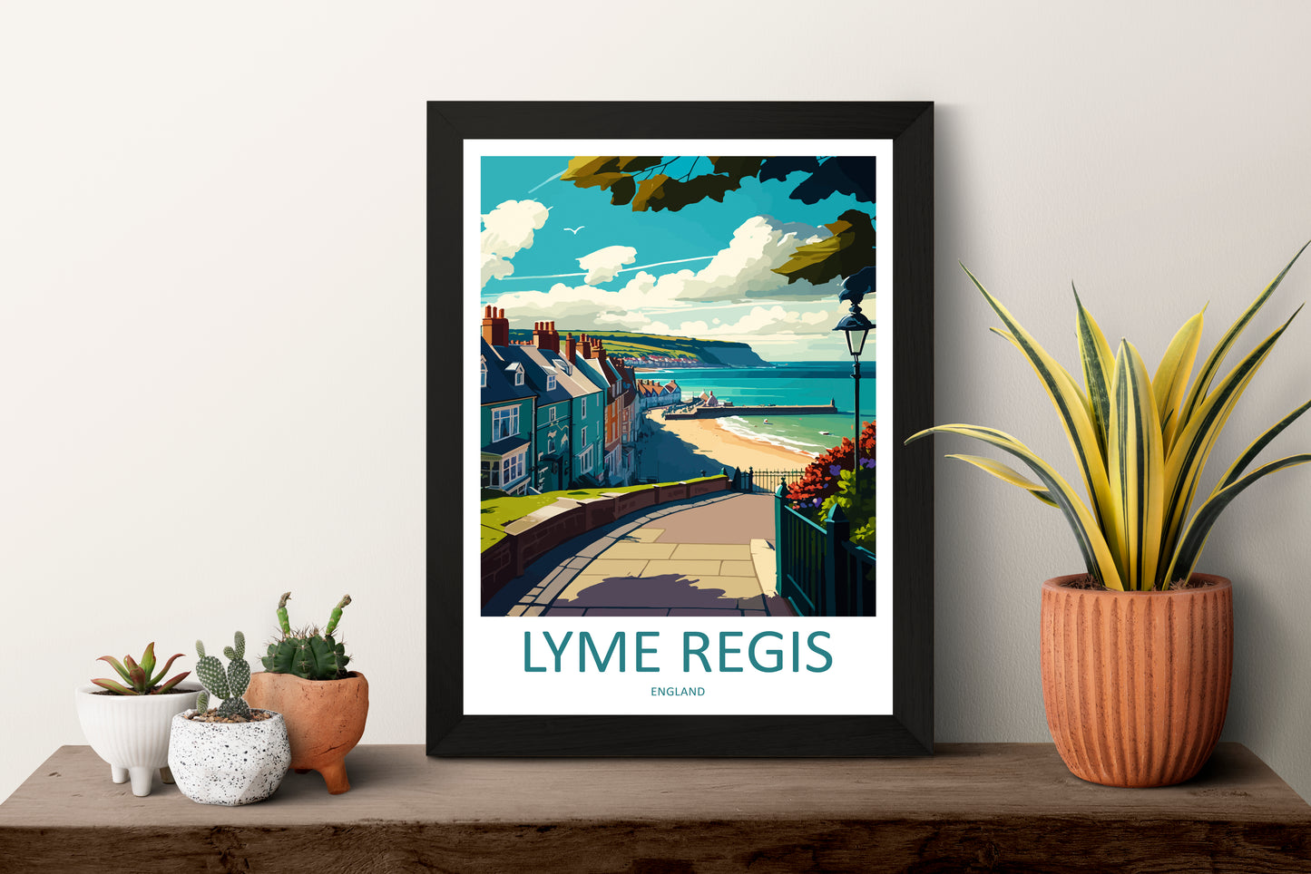 Lyme Regis England Travel Poster