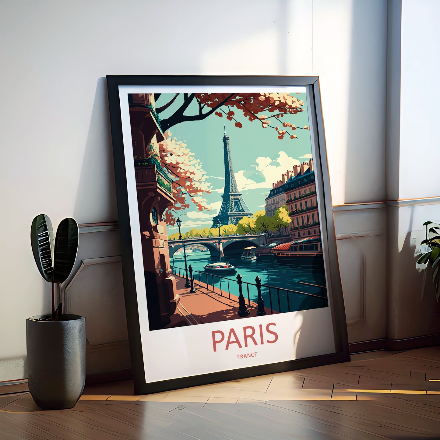 Paris France Travel Poster