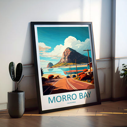 Morro Bay USA Travel Poster