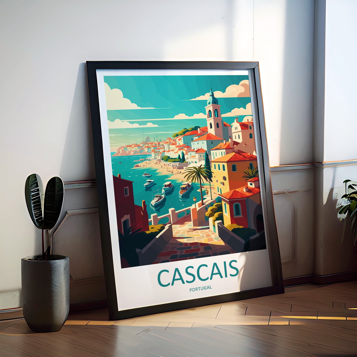 Cascais Portugal Travel Poster