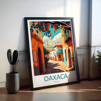 Oaxaca Mexico Travel Poster