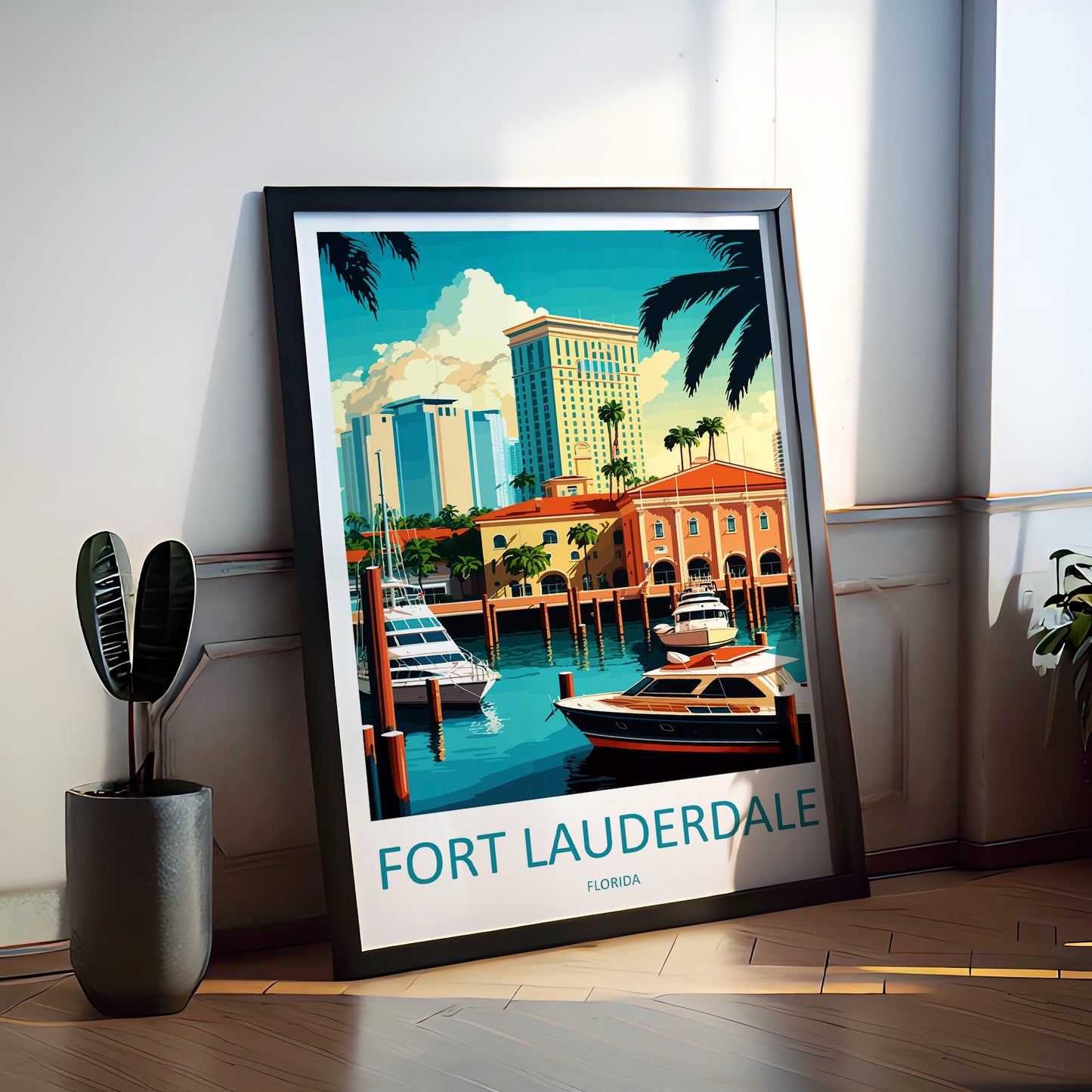 Fort Launderdale USA Travel Poster