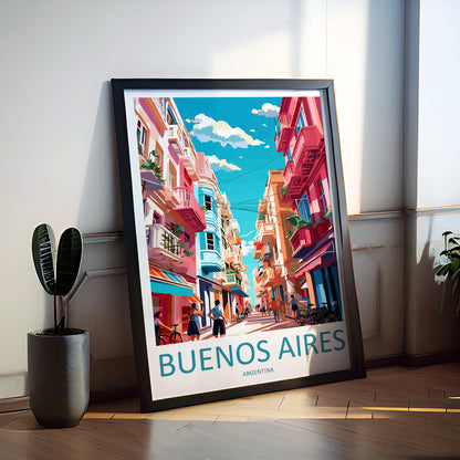 Buenos Aires Argentina Travel Poster