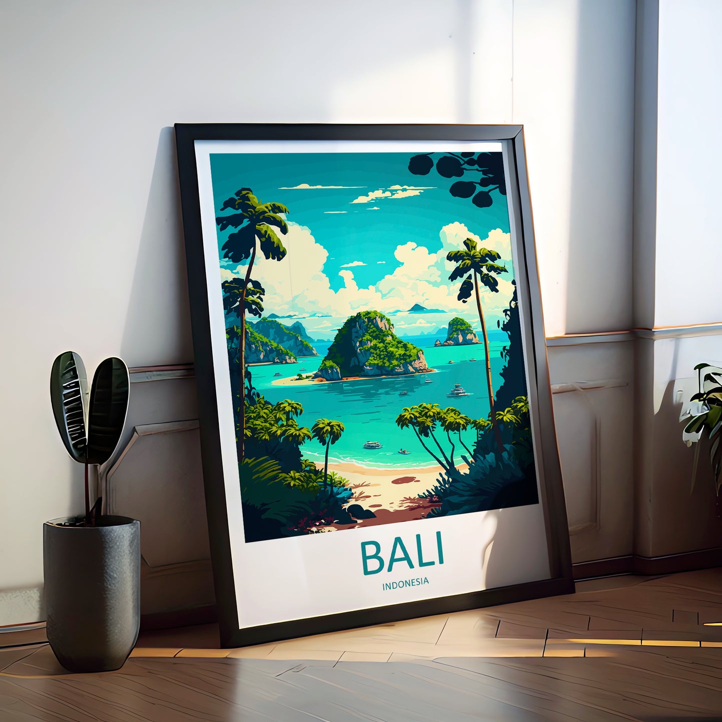 Bali Indonesia  Travel Poster