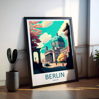 Berlin Germany Travel Poster