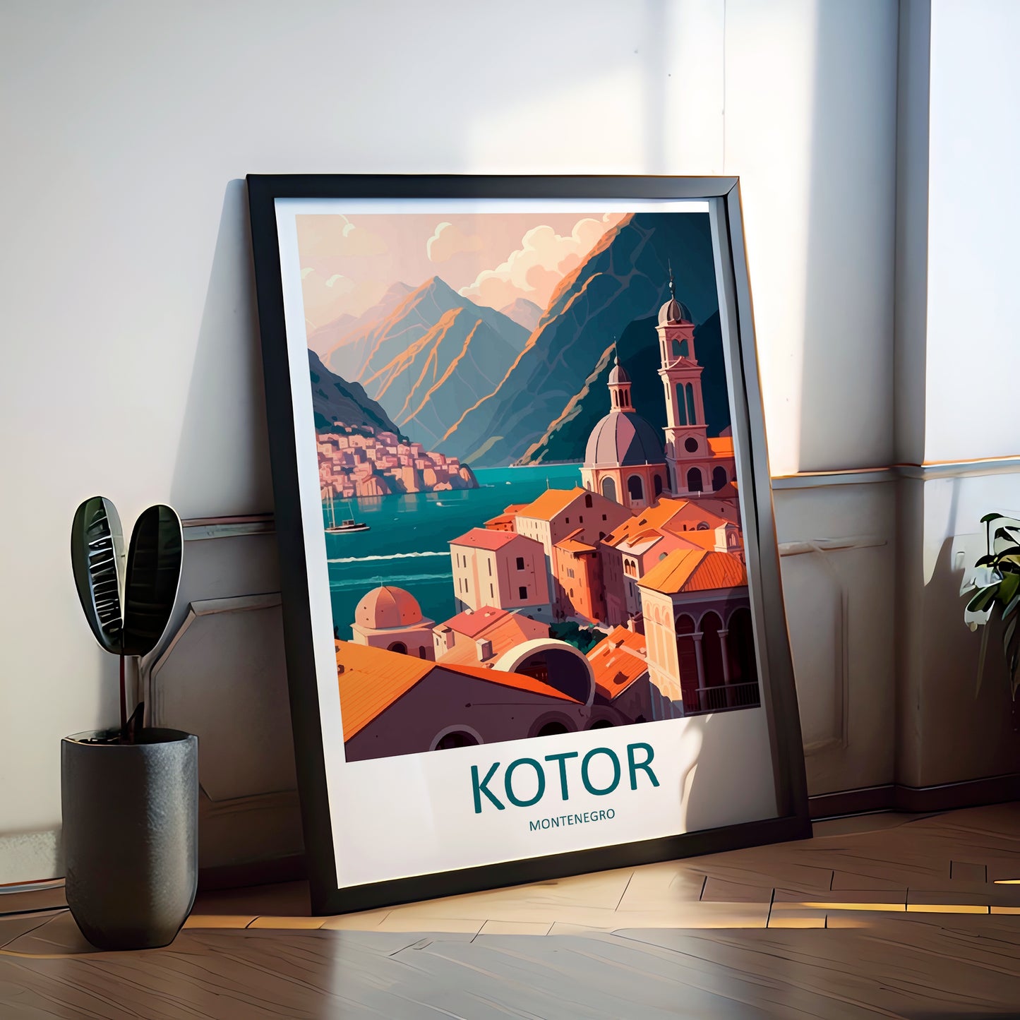 Kotor Montenegro  Travel Poster