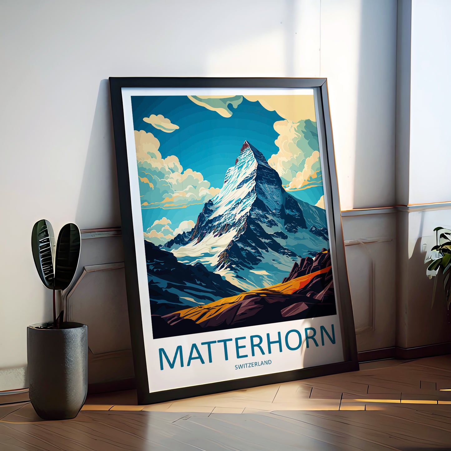 Matterhorn Switzerland Travel Poster