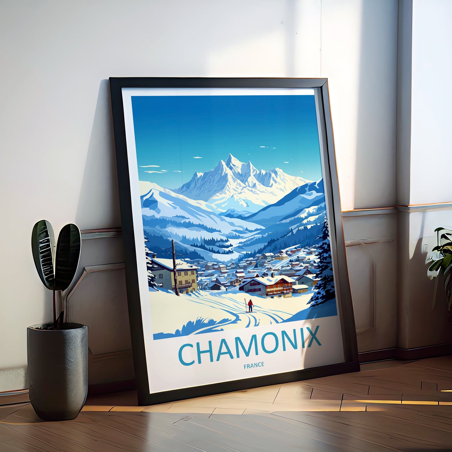 Chamonix France Travel Poster