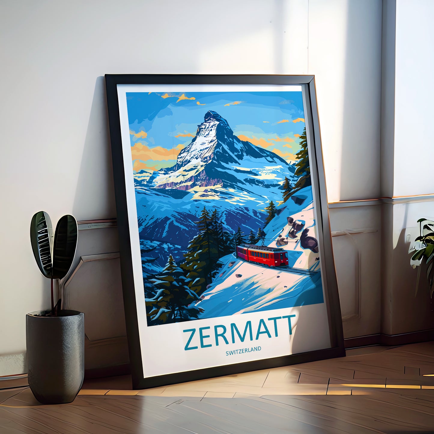 Zermatt Switzerland Travel Poster