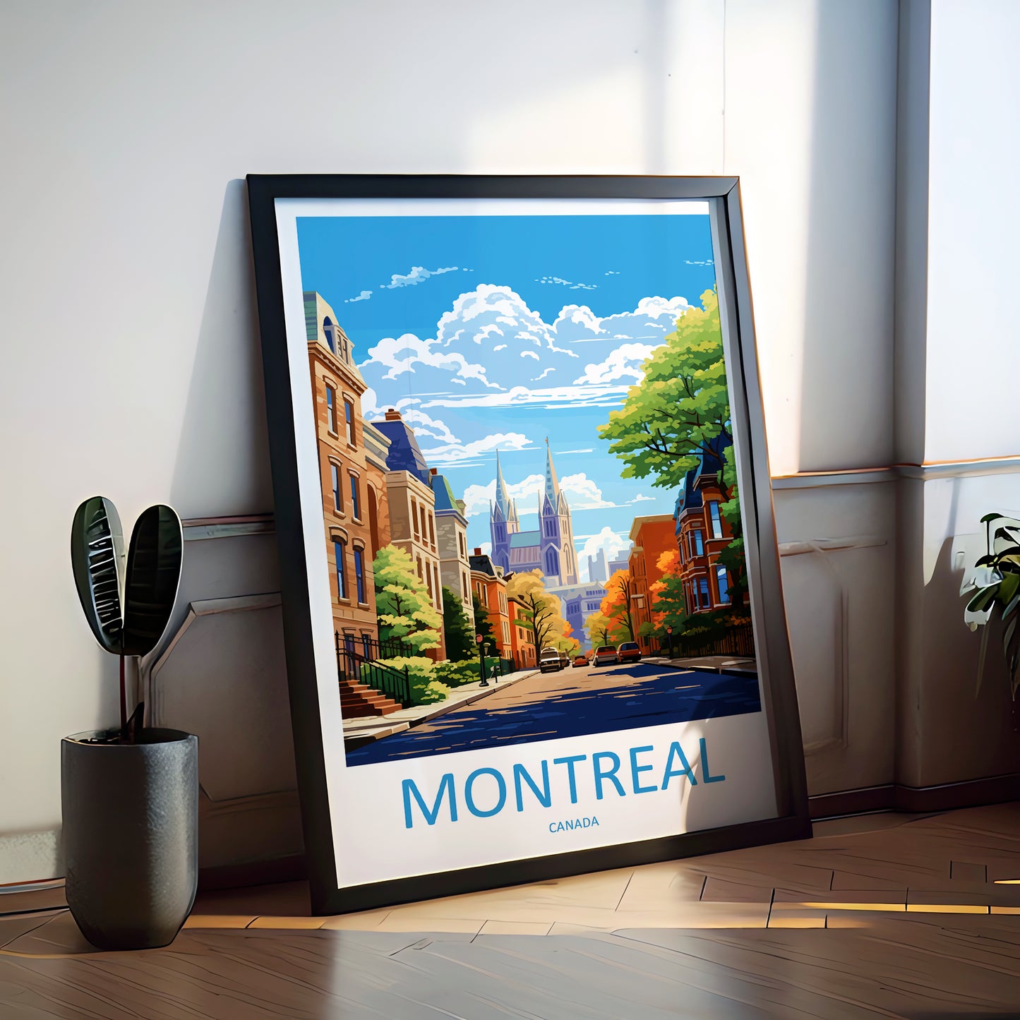 Montreal Canada Travel Poster