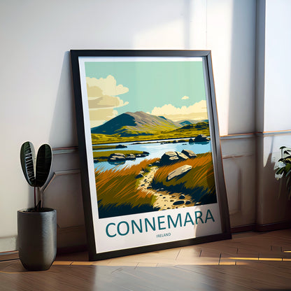 Connemara Ireland Travel Poster