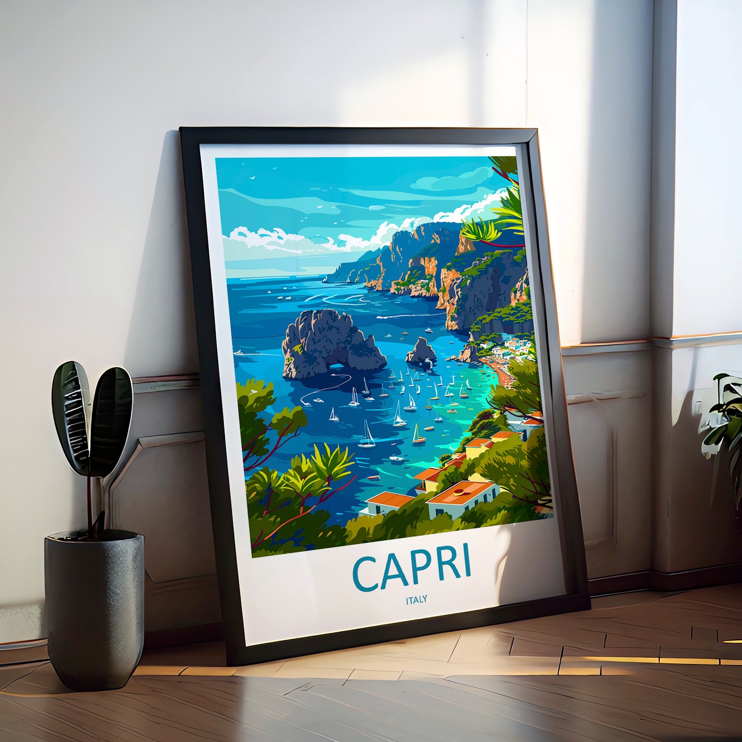 Capri Italy Travel Poster