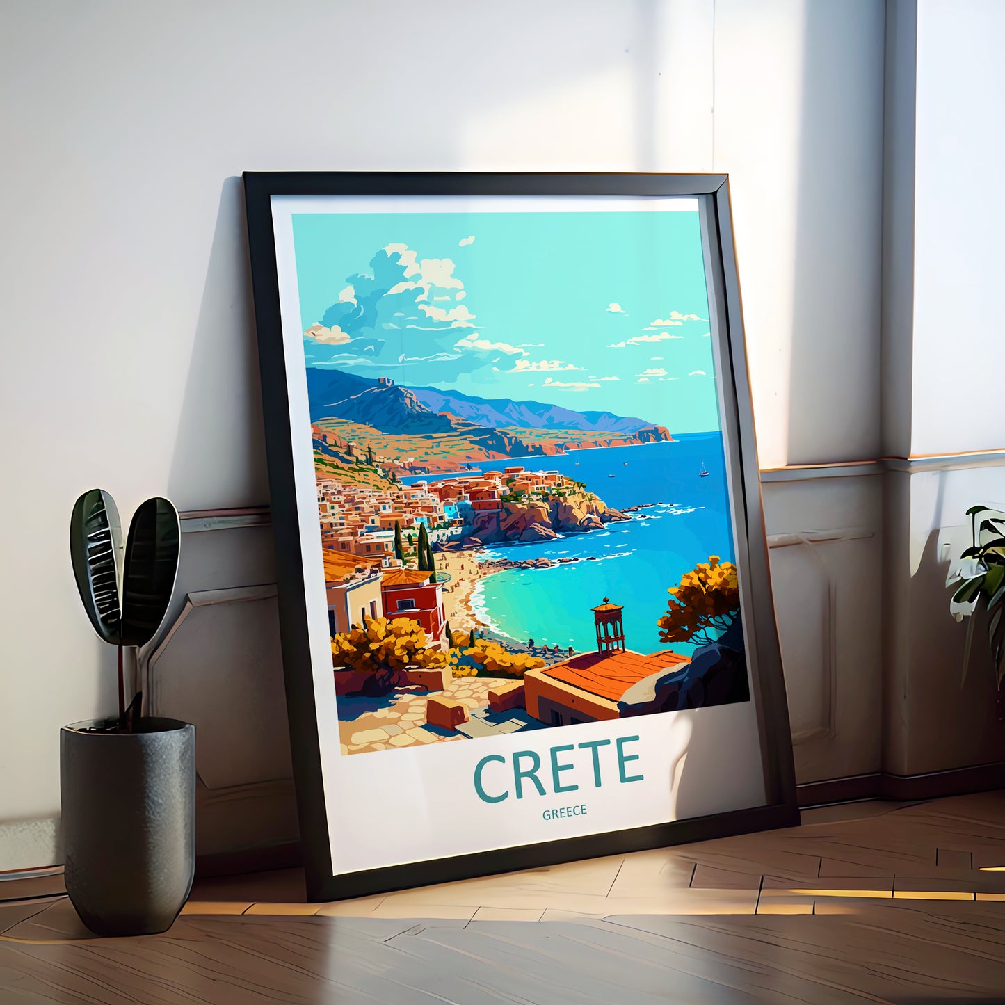 Crete Greece Travel Poster