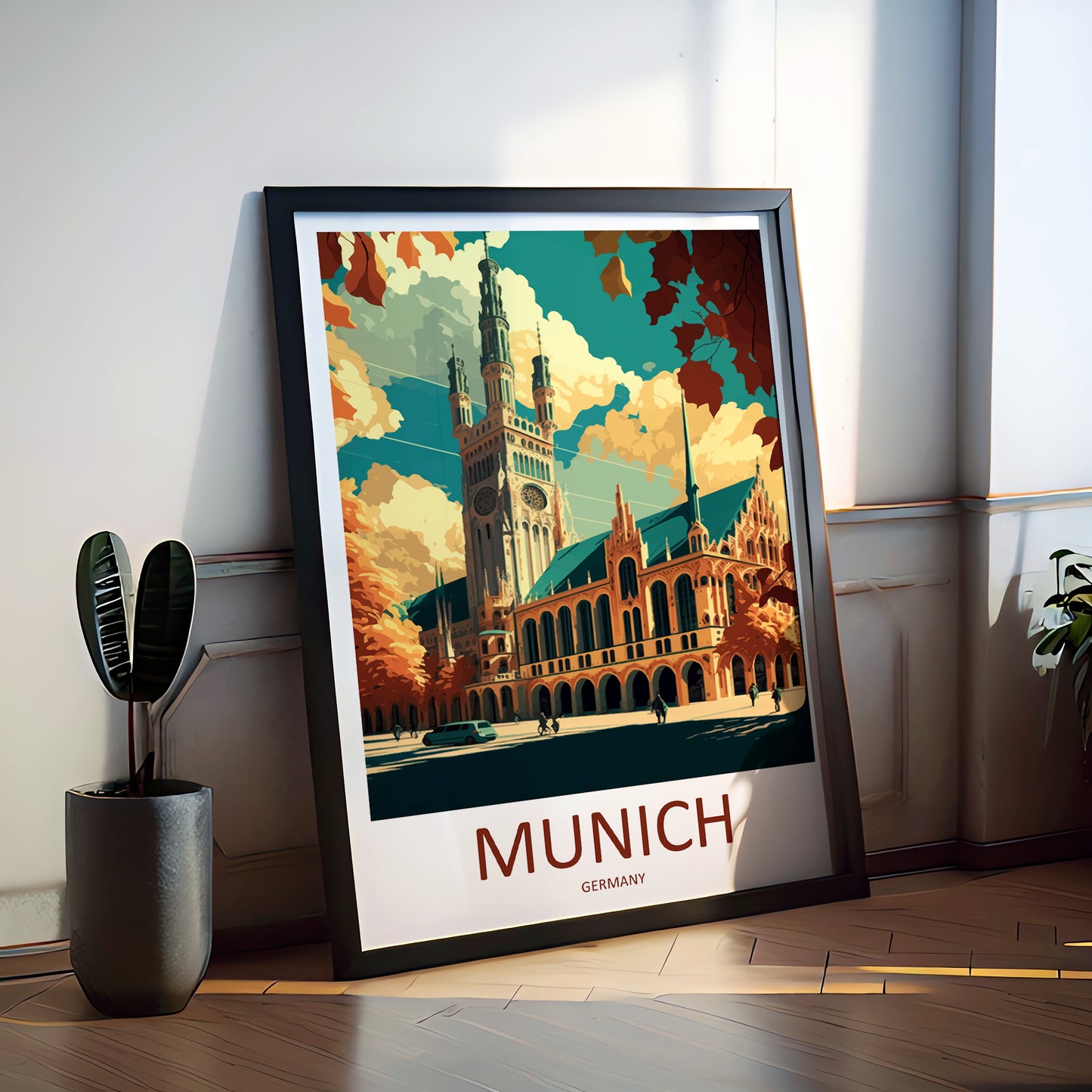 Munich Germany Travel Poster