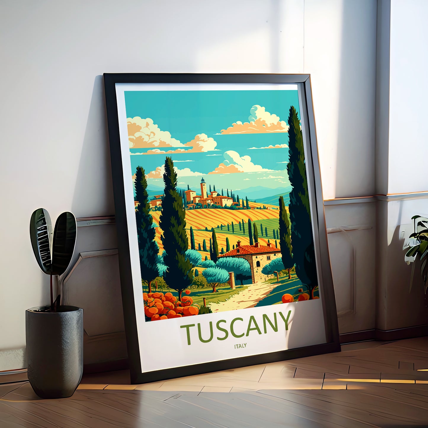 Tuscany Italy Travel Poster