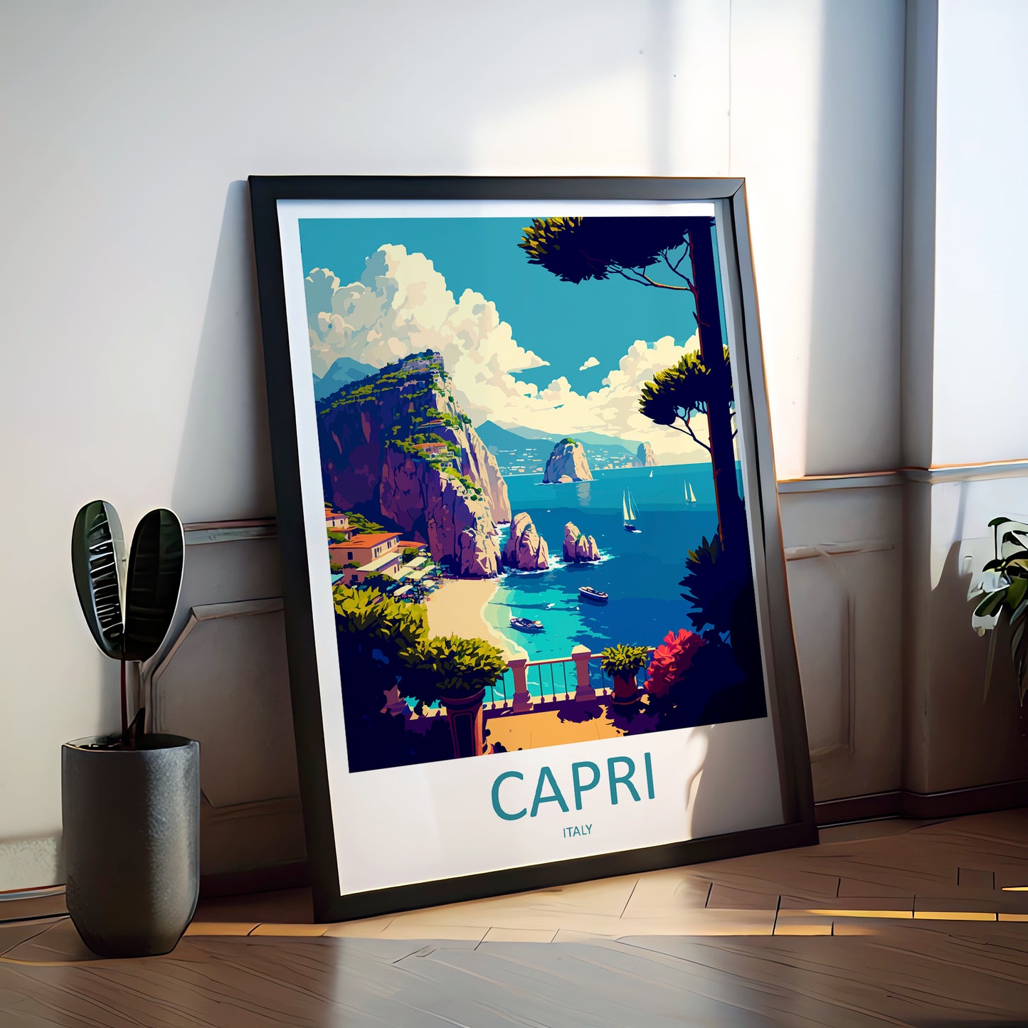 Capri Italy Travel Poster