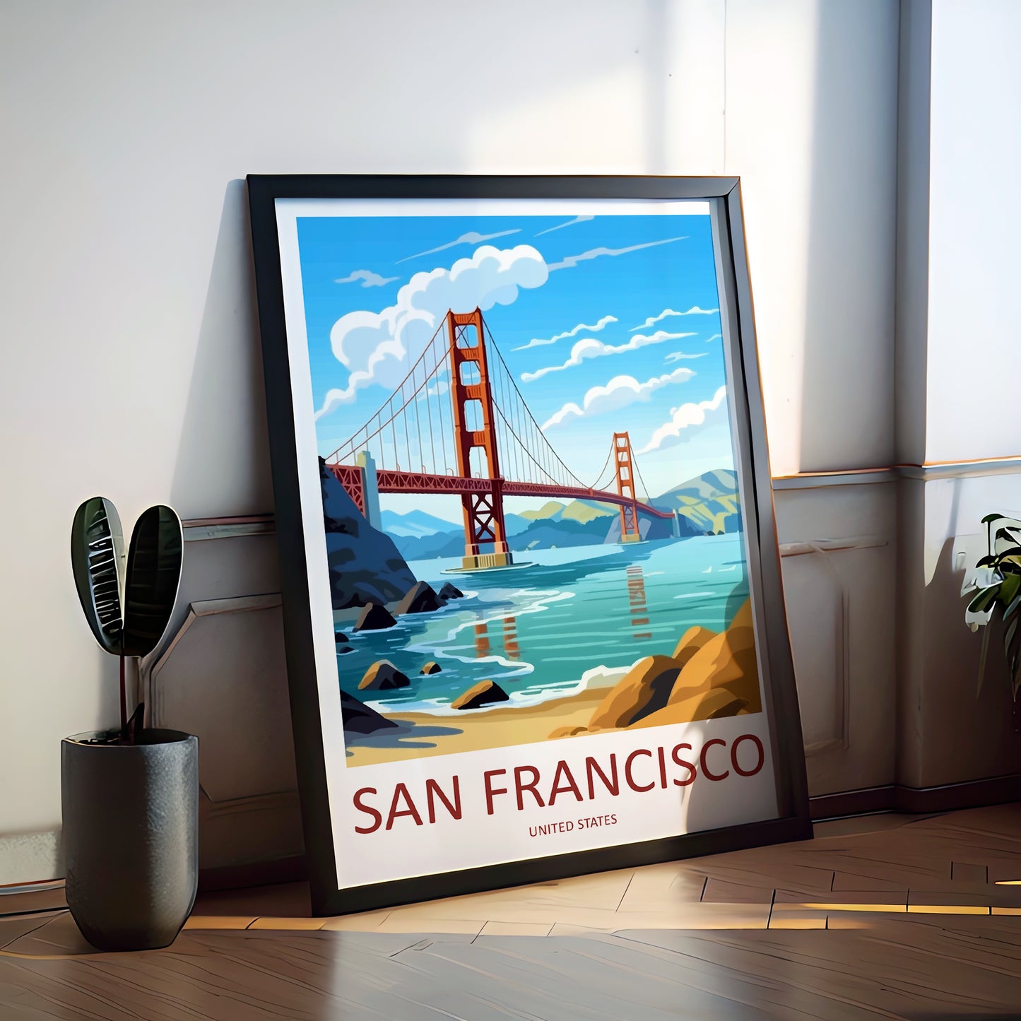 San Francisco United States Travel Poster