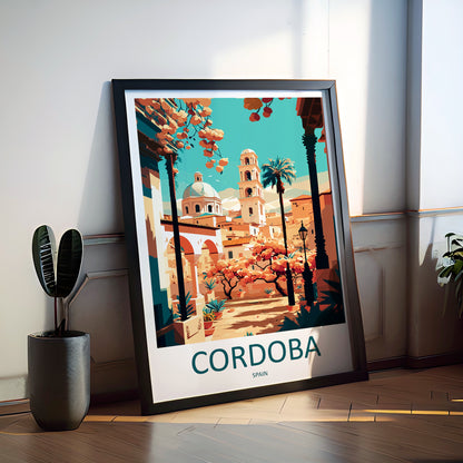 Cordoba Spain Travel Poster