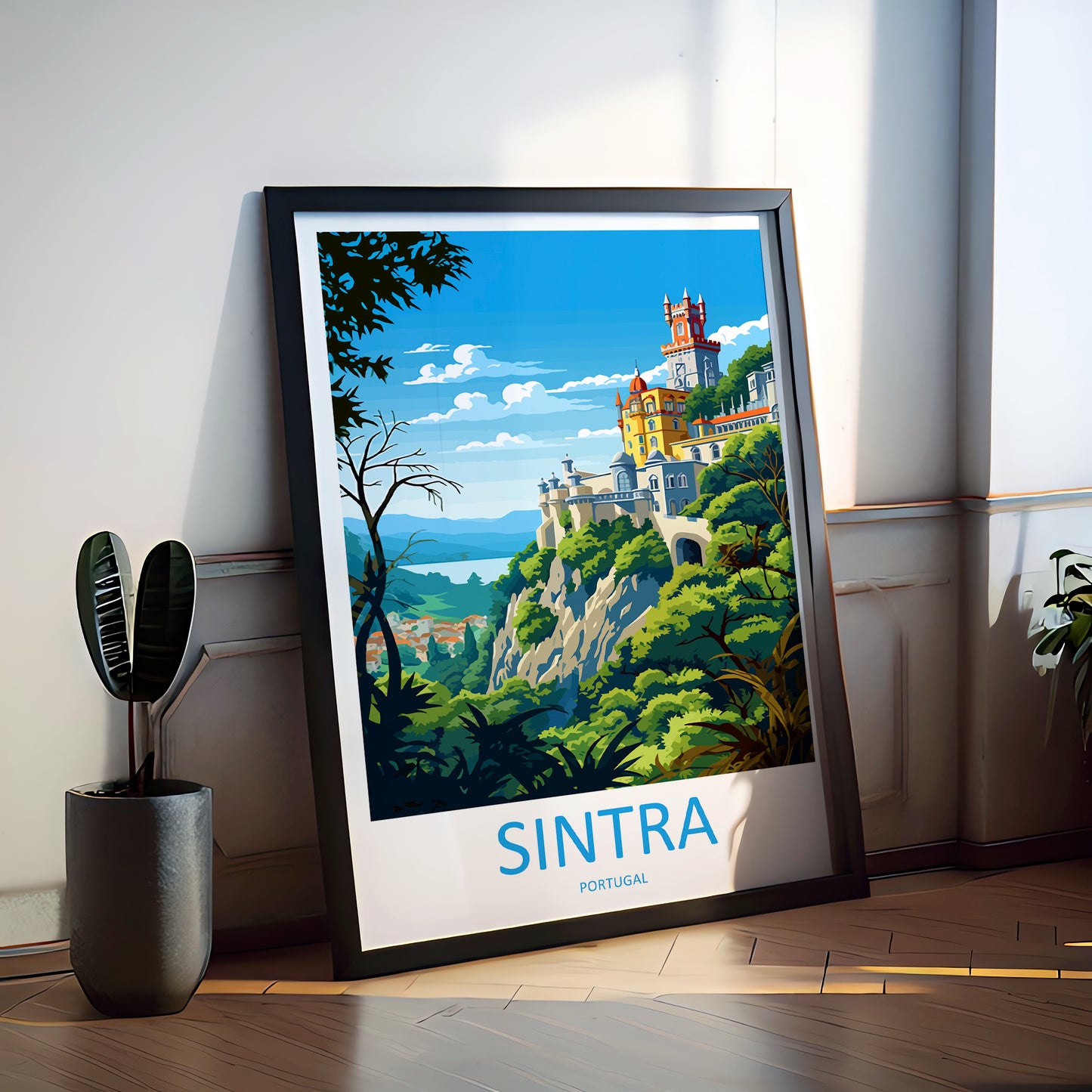 Sintra Portugal Travel Poster