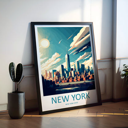 New York City USA Travel Poster