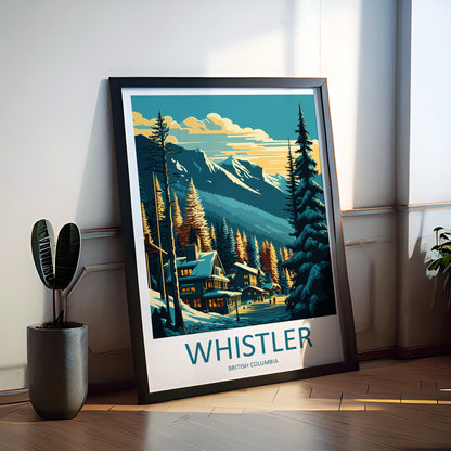 Whistler Canada Travel Poster