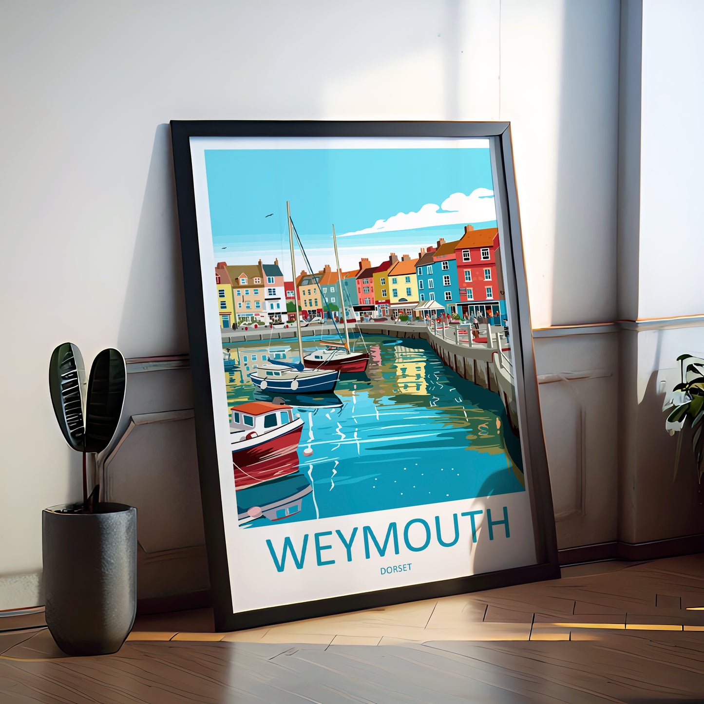 Weymouth England Travel Poster