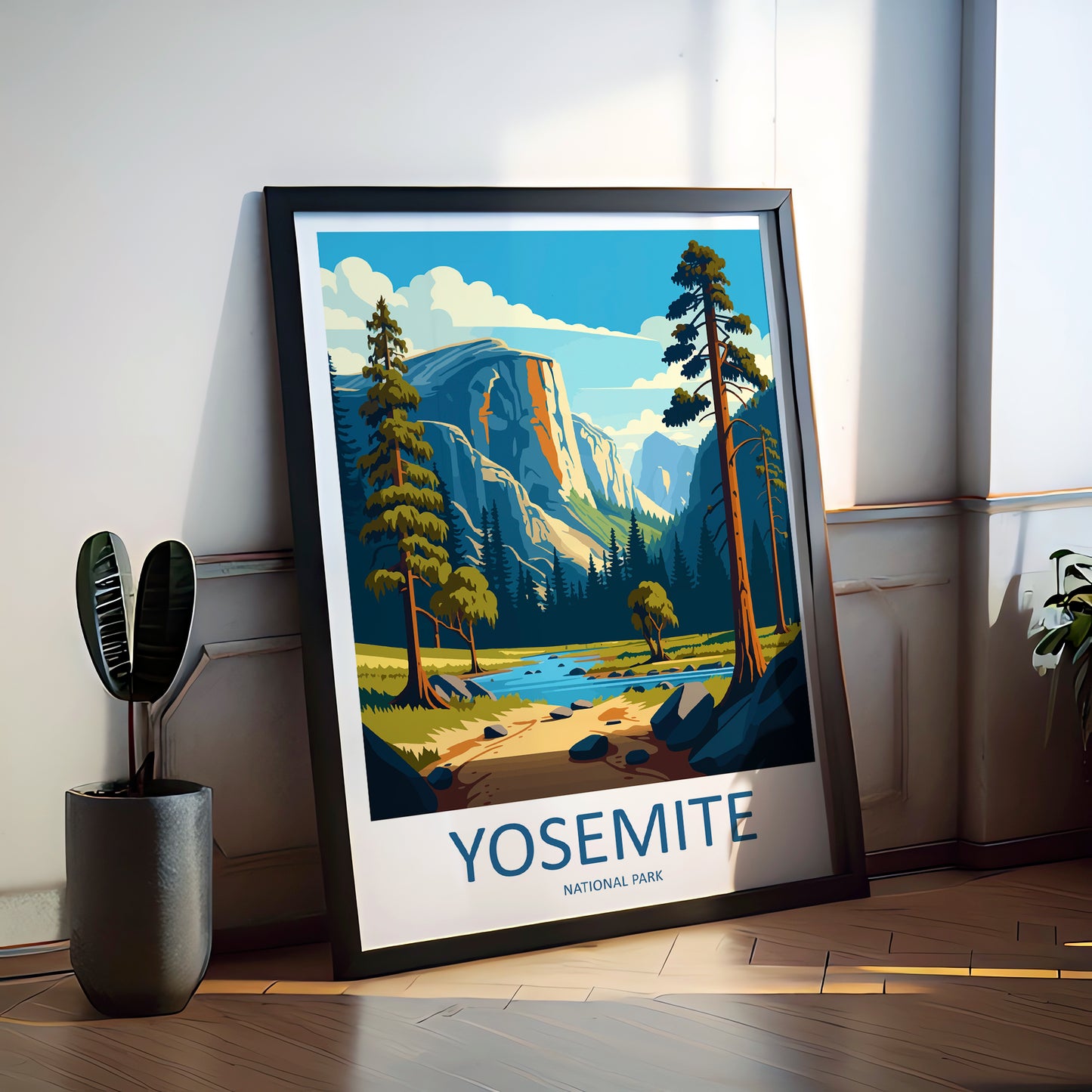 Yosemite National Park USA Travel Poster