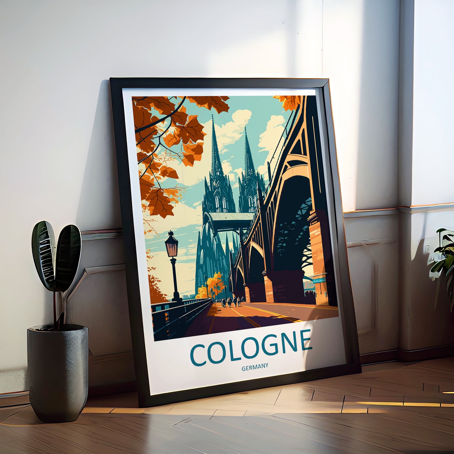 Cologne Germany Travel Poster