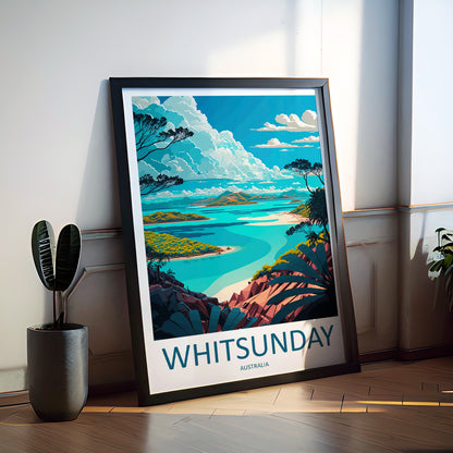 Whitsunday Australia Travel Poster