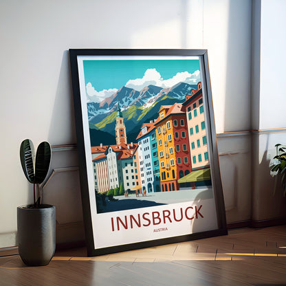 Innsbruck Austria Travel Poster