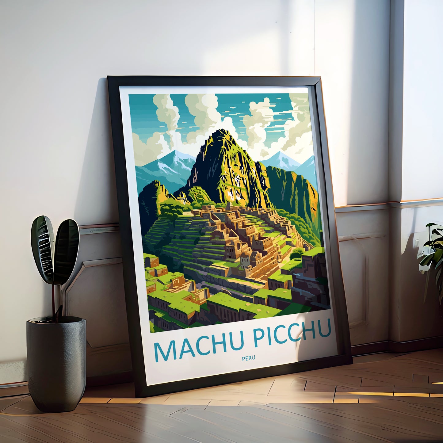 Machu Pichu Peru Travel Poster