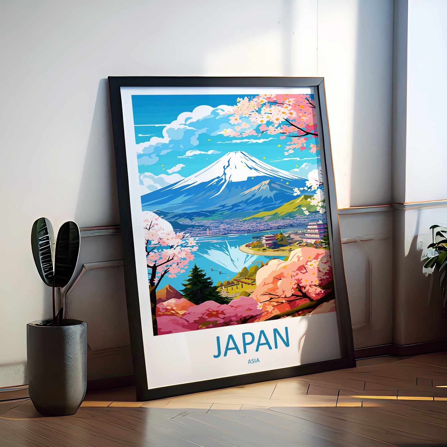 Mount Fuji Japan Travel Poster