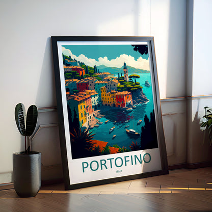 Portofino Italy Travel Poster