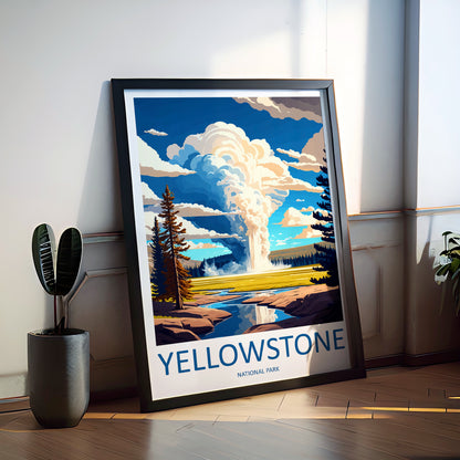 Yellowstone USA Travel Poster