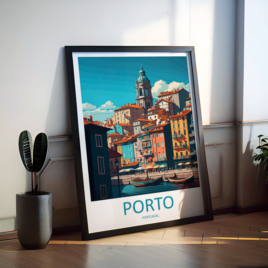 Porto Portugal Travel Poster