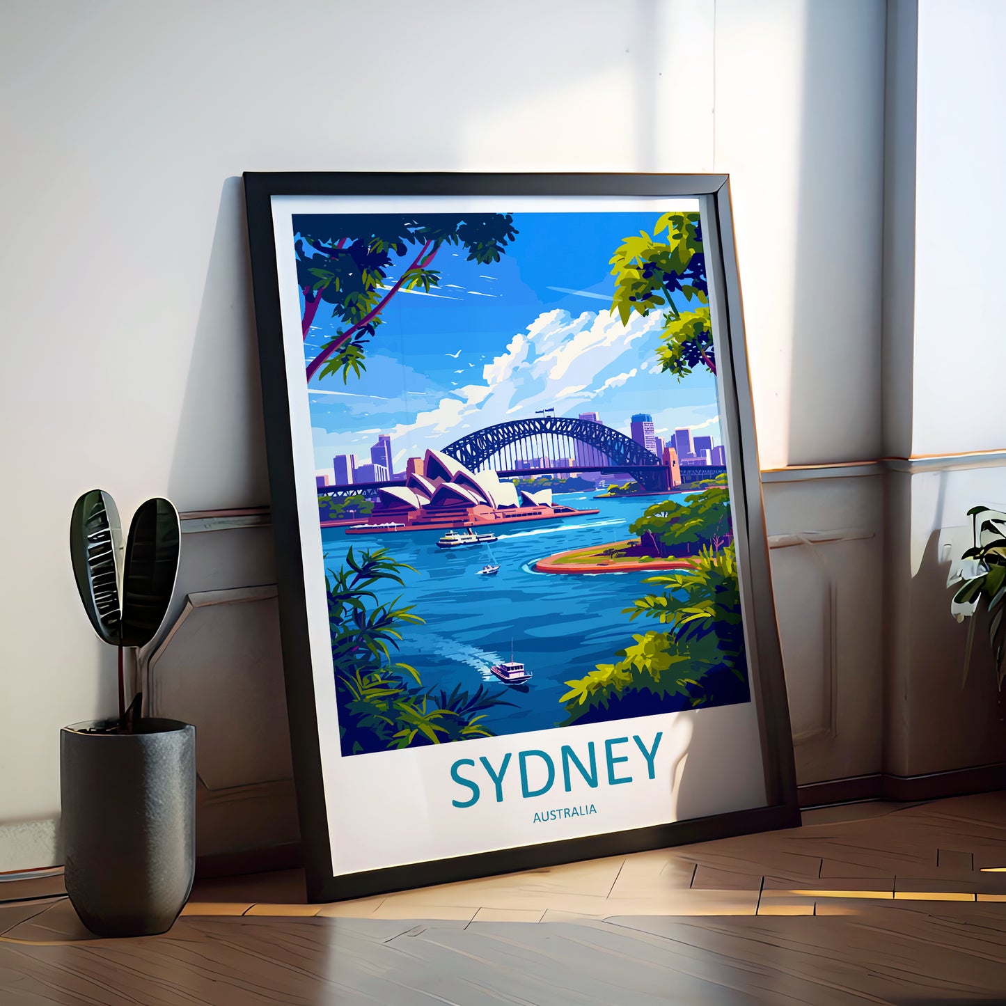 Sydney Opera House Australia Travel Poster