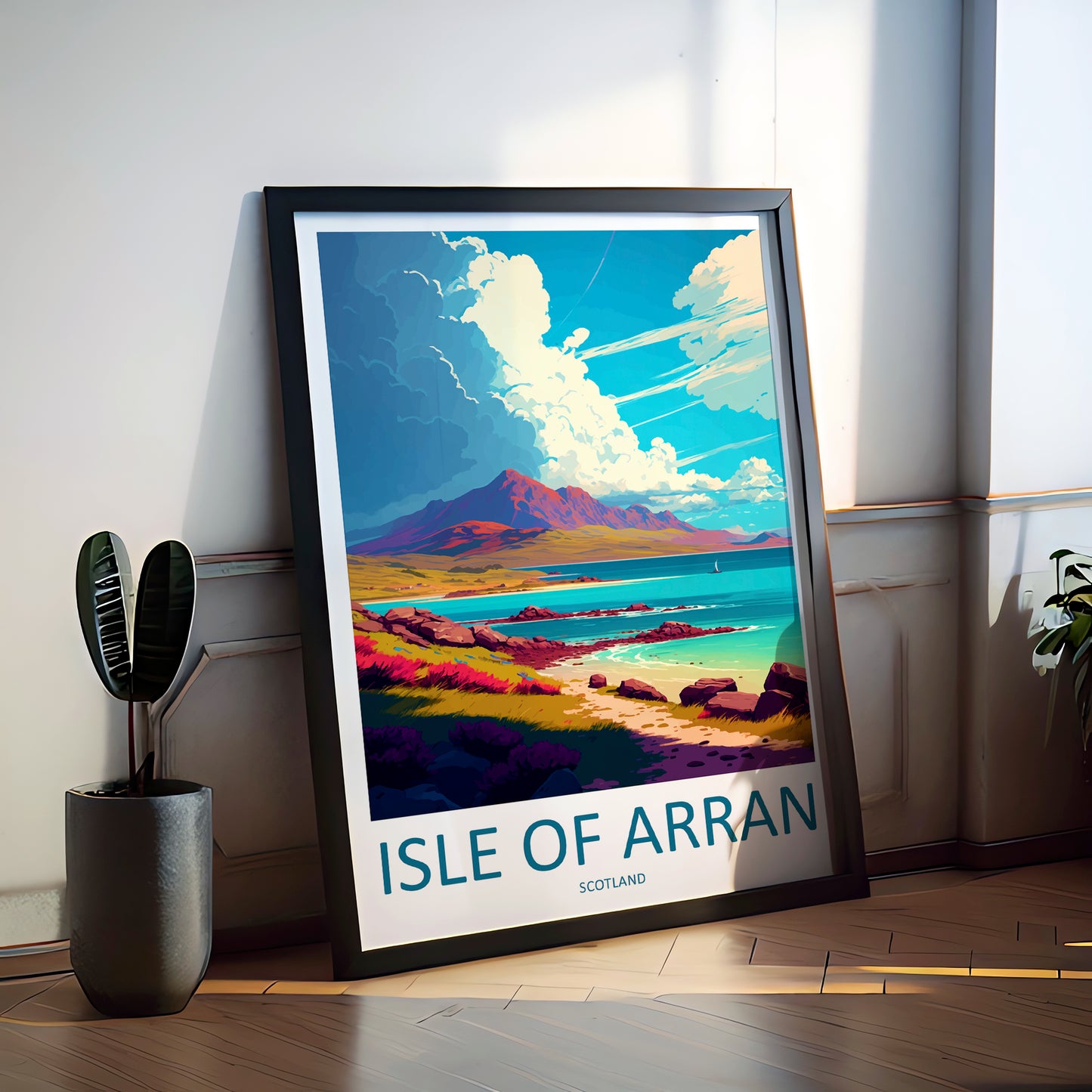 Isle Of Arran Scotland Travel Poster