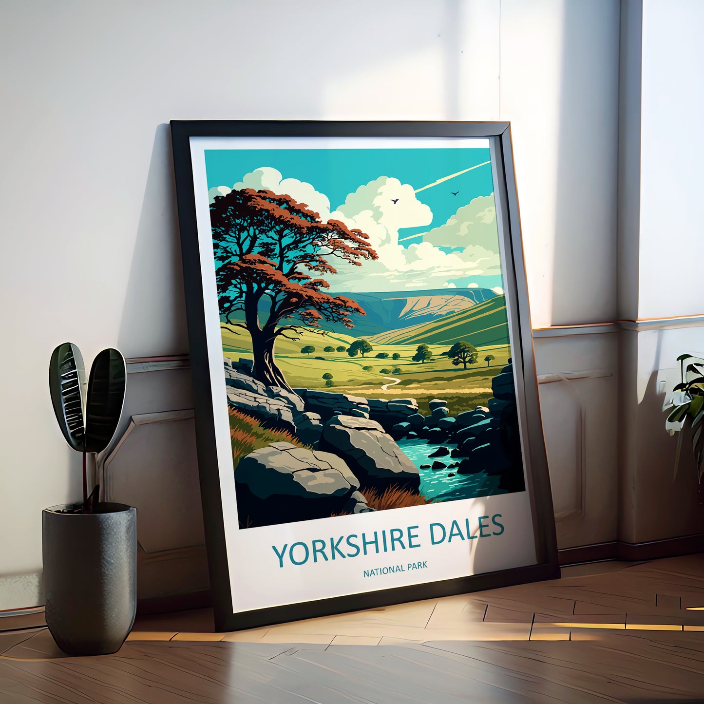 Yorkshire Dales England Travel Poster