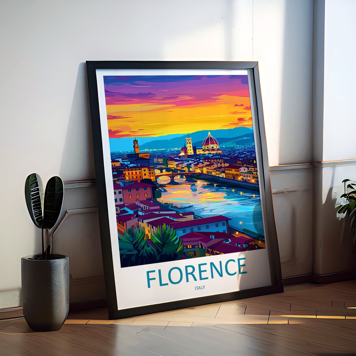 Florence Italy Travel Poster
