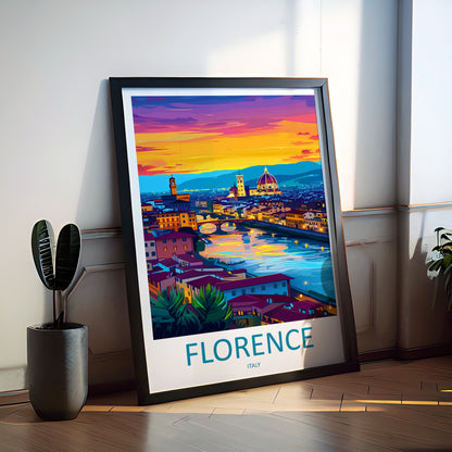 Florence Italy Travel Poster