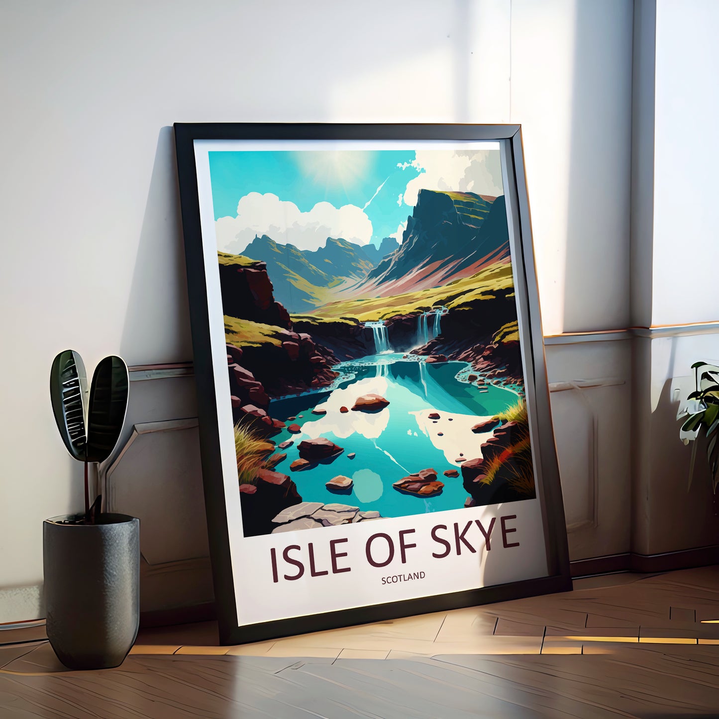 Isle Of Skye Scotland Travel Poster