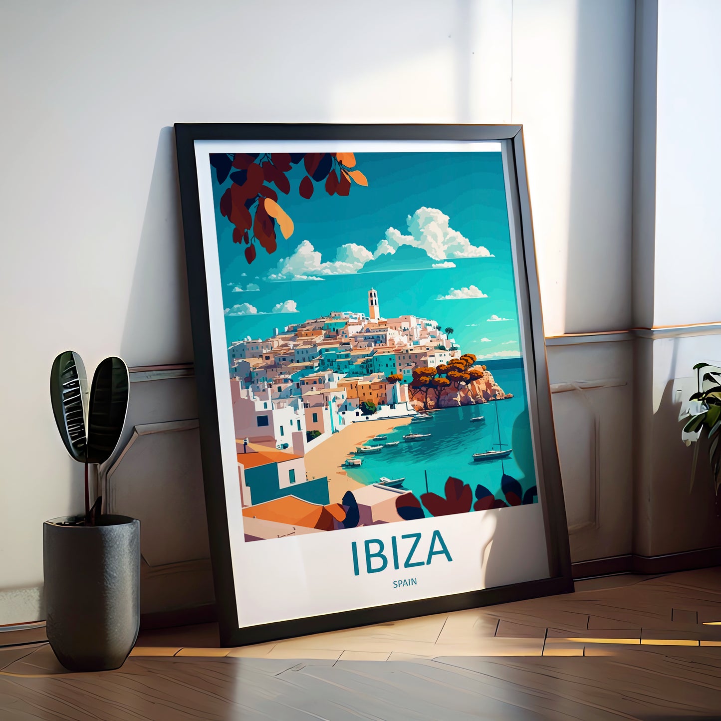 Ibiza Spain Travel Poster