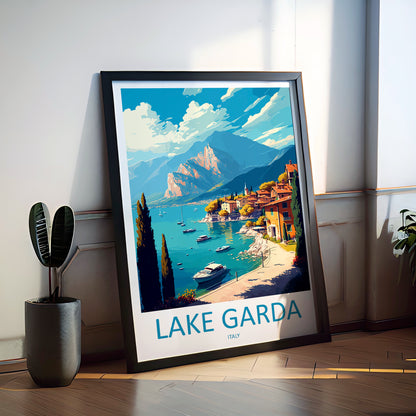 Lake Garda Travel Poster