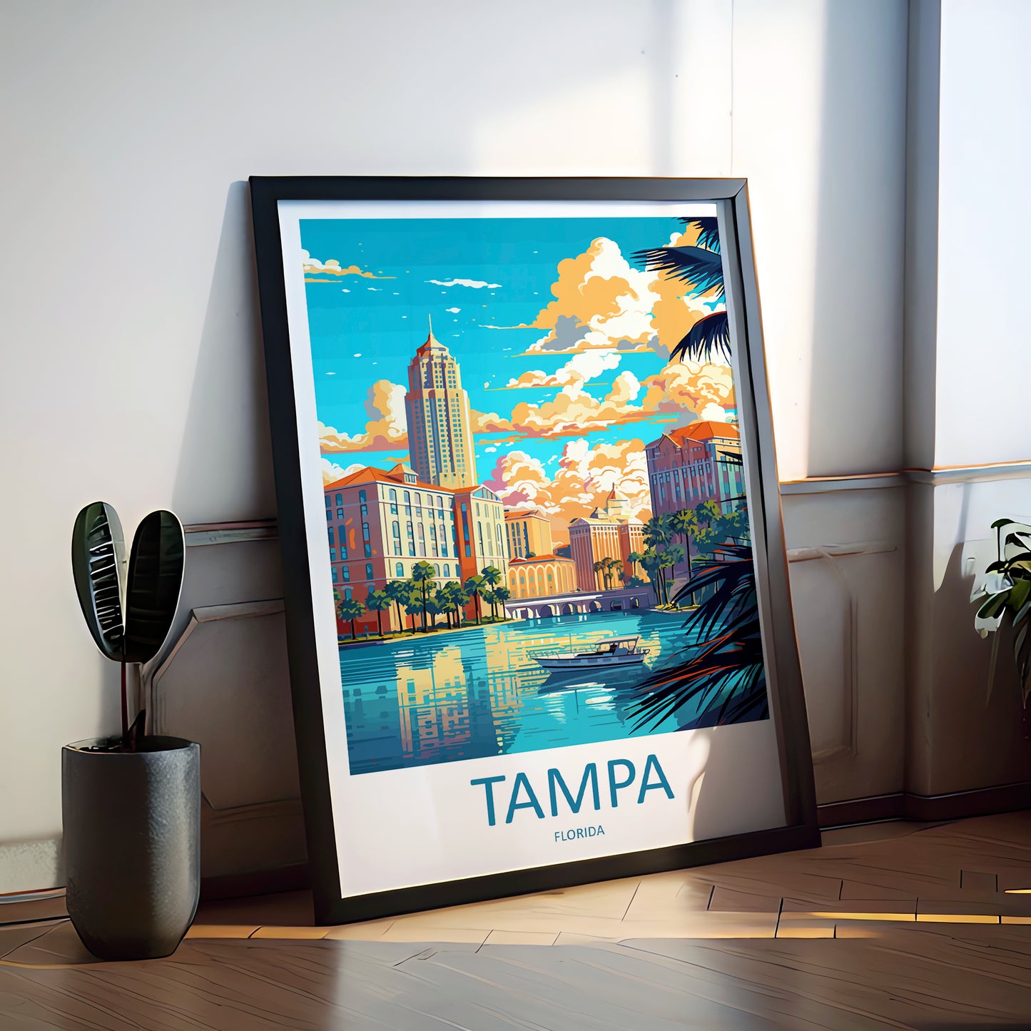 Tampa USA Travel Poster