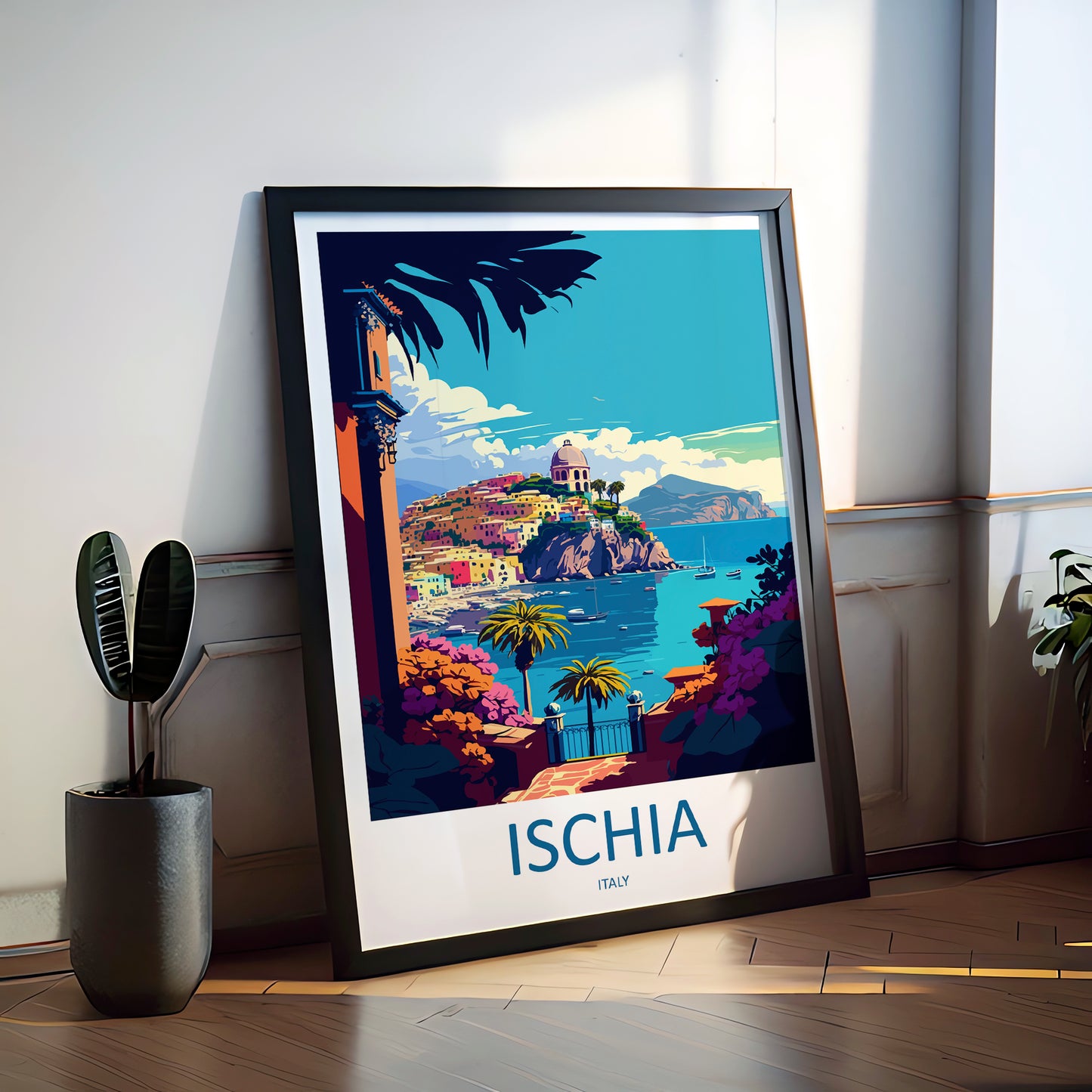 Ischia Italy Travel Poster
