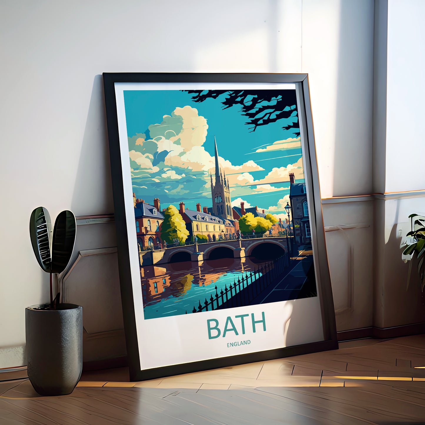 Bath England Travel Poster