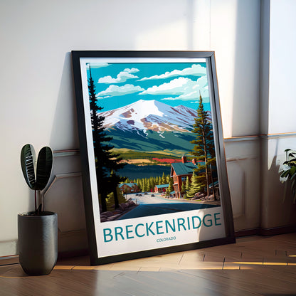 Breckenridge USA Travel Poster